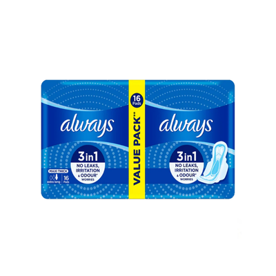 Always 3-in-1 Ultra Thick Long Pads 32PCS