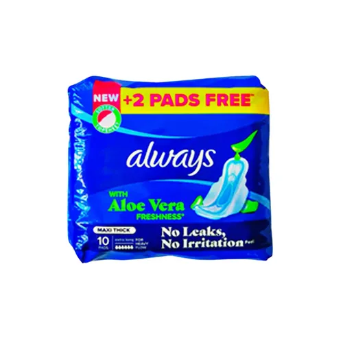 Always Maxi Thick Extra Long Pads 10PCS