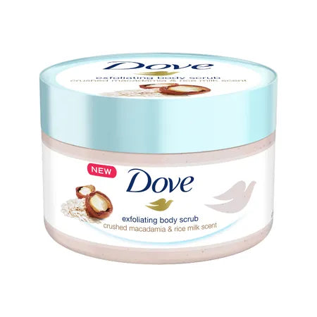 Dove Rice Milk Body Scrub 298g