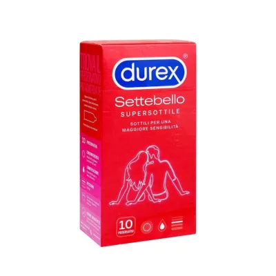 Durex Settebello Supersottile Condoms 10 Pcs