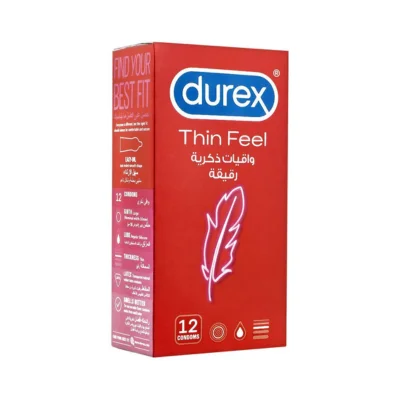 Durex Thin Feel Condoms 12 Pcs