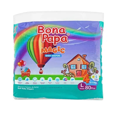 Bona Papa Magic Large Diapers - 80Pcs