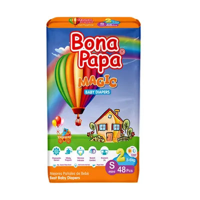 Bona Papa Magic Small Diapers - 48Pcs