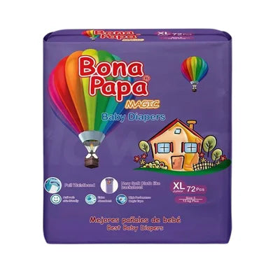 Bona Papa Magic XL Diapers - 72Pcs