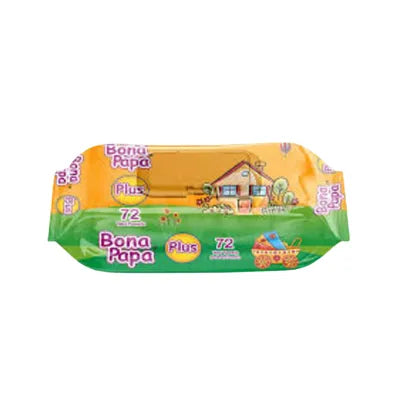 Bona Papa Wipes 72Pcs