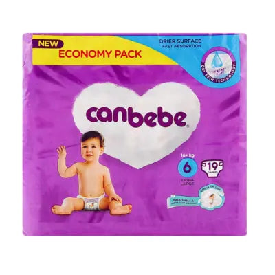 Canbebe Economy Extra Large Diapers - 19Pcs