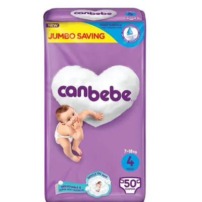 Canbebe Jumbo Maxi Diapers - 50Pcs