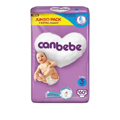 Canbebe Jumbo Midi Diapers - 60Pcs