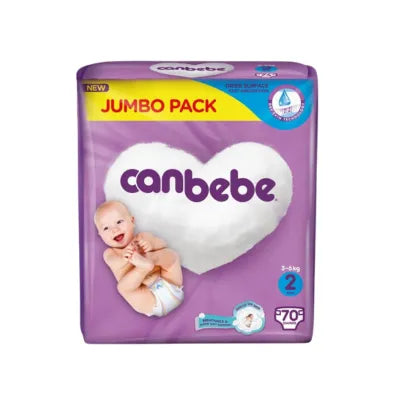 Canbebe Jumbo Mini Diapers - 70Pcs