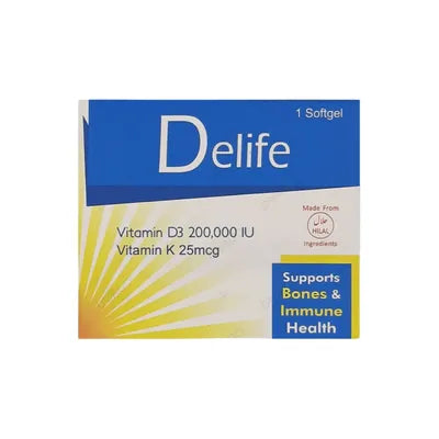 Delife Softgel 200000iu Capsule