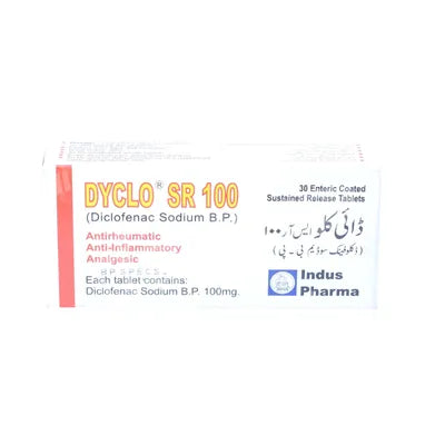 Dyclo Sr 100mg Tablet