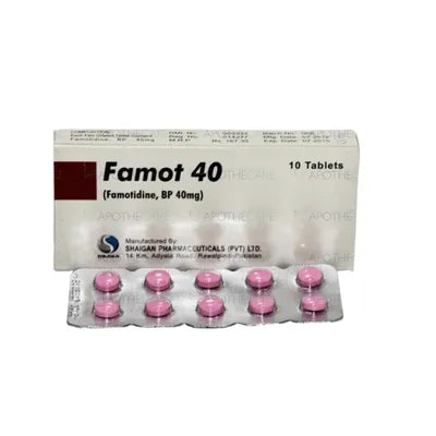 Famot 40mg Tablet