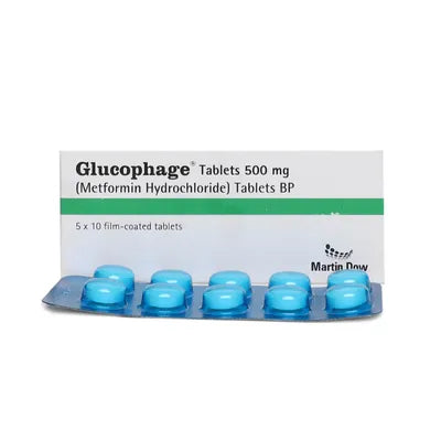 Glucophage 500mg Tablet
