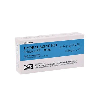 Hydralazine 25mg Tablet