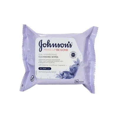 Johnsons Cleansing Sensitive Wipes 25Pcs
