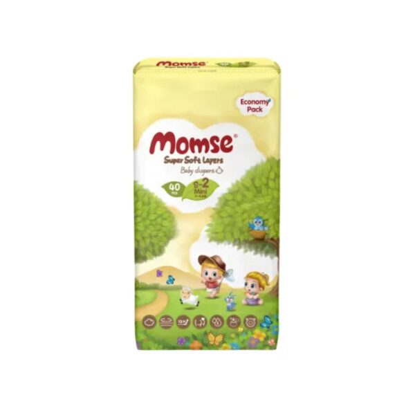 Momse Economy Mini Diapers - 40Pcs