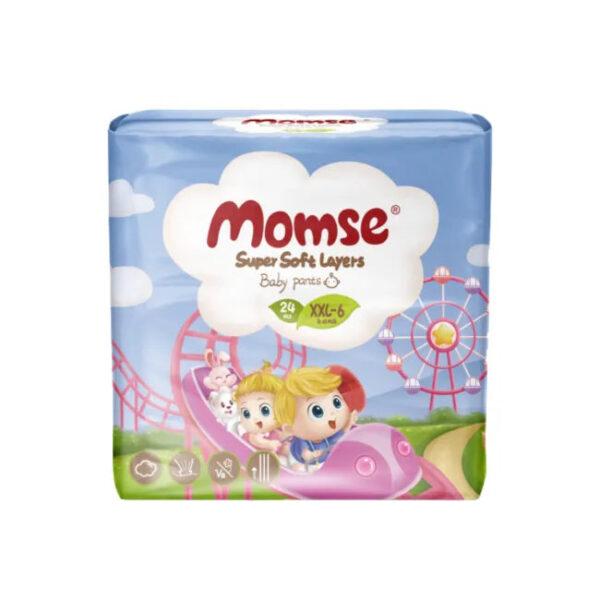 Momse Economy Size 6 Pants - 24Pcs