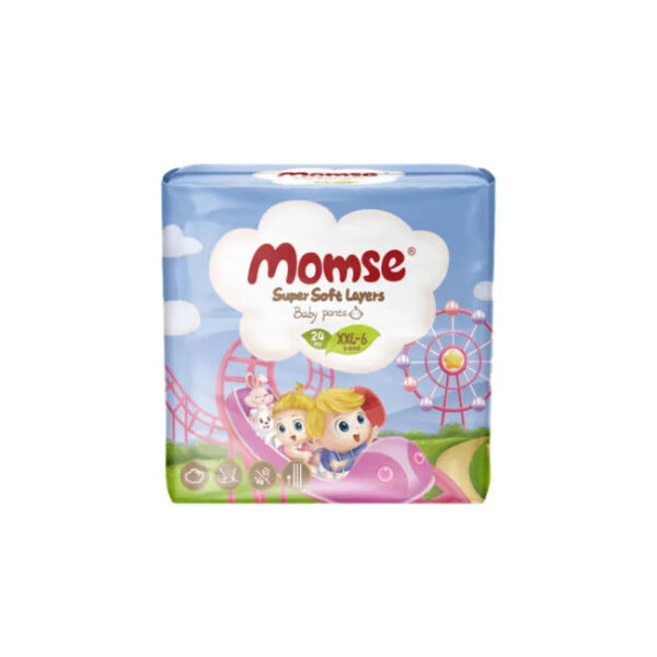 Momse Economy XXL Diapers - 24Pcs
