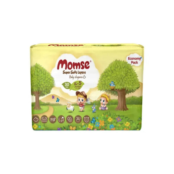 Momse Economy Xlarge Diapers - 30Pcs