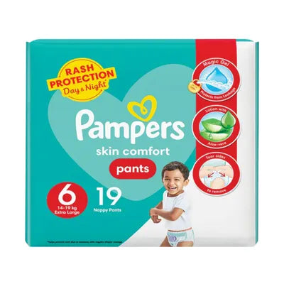 Pampers Extra Large Size 6 Pants - 19Pcs