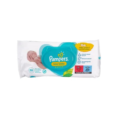 Pampers Lid New Baby Wipes 50Pcs