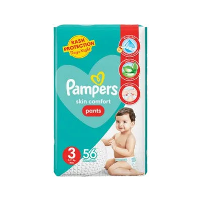 Pampers Midi Size 3 Pants - 56Pcs