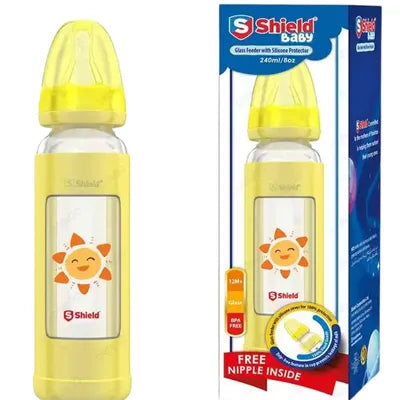 Shield Baby Feeder Glass 240ml