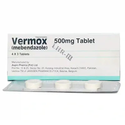 Vermox 500mg Tablet