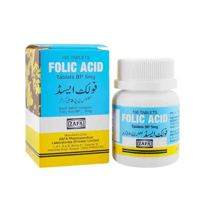 Zafa Folic ACID 5mg Tablet